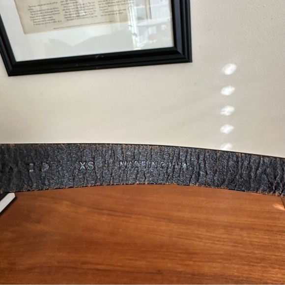 Club Monaco black and gold waist belt - Picture 5 of 7